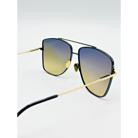 Tom Ford Sunglasses Reggie TF838 01B Black Aviator Frame Brown Gradient Lens New main image 15